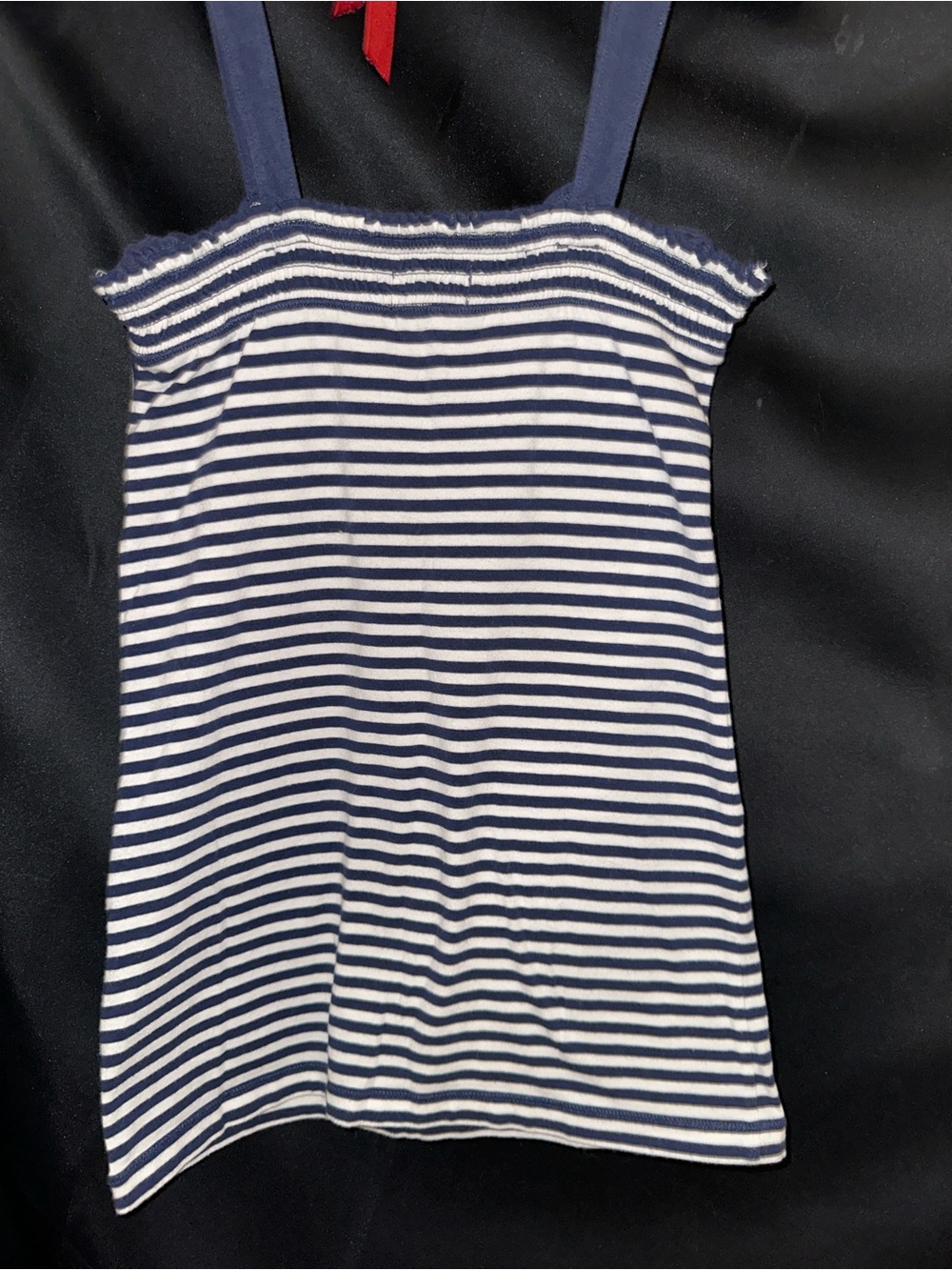 Hollister Navy & White Striped Babydoll Top Vintage - Picture 2 of 4